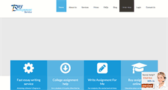 Desktop Screenshot of buyassignmentservice.com